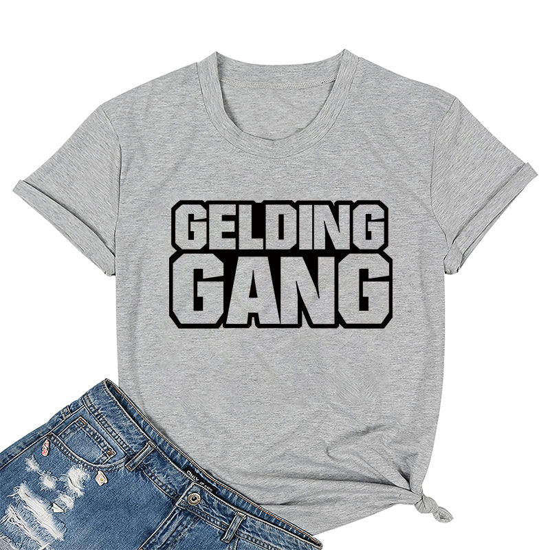 Cotton Gelding Gang T-shirt