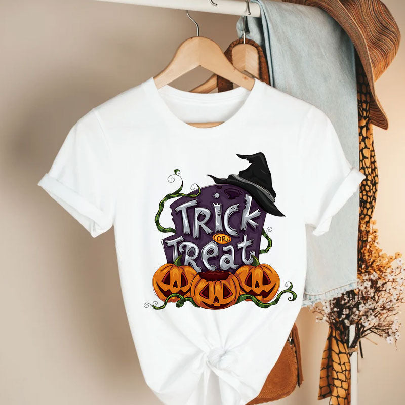 Trick Or Treat Cotton Tee