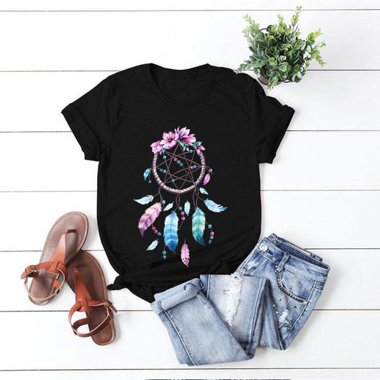 Style G : Multicolor Print T-Shirt