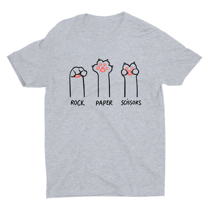 Cat Rock Paper Scissors T-shirt