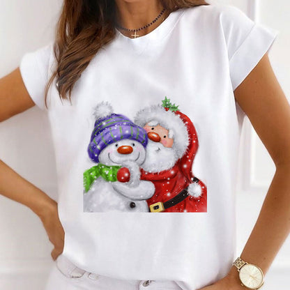 HAPPY NEW YEAR Christmas White T-Shirt A