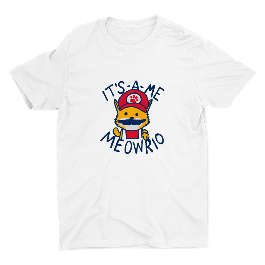 "It's A Me" Printed Cotton Tee