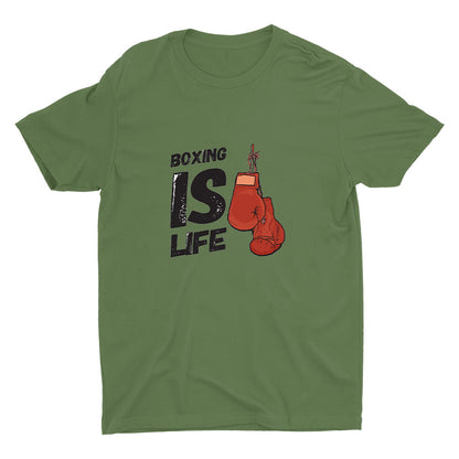BOXING IS LIFE Cotton Tee