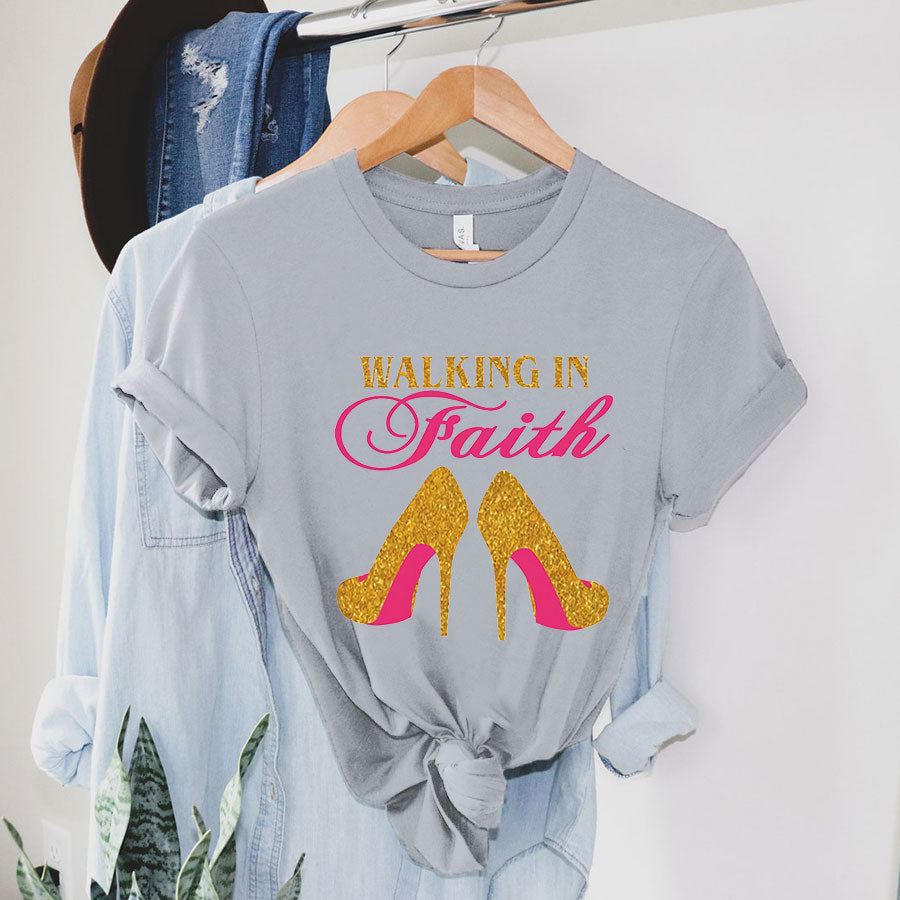 Walking In Faith Cotton Tee