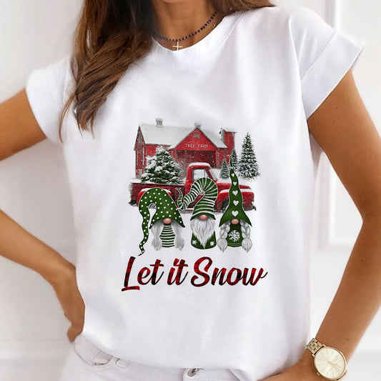 HAPPY NEW YEAR Christmas White T-Shirt Y