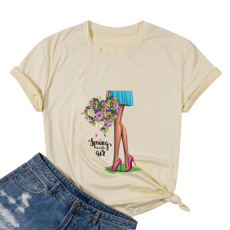 Spring is in the Air Cotton Tee