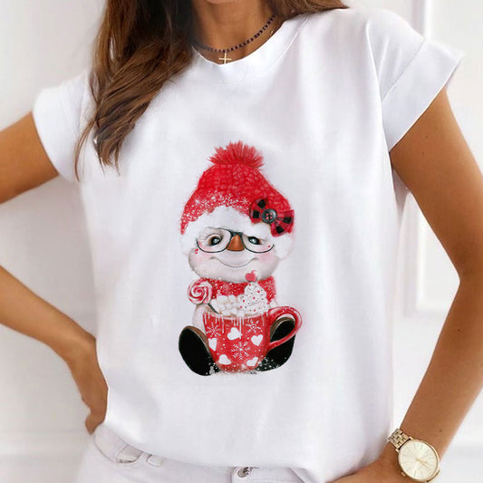 HAPPY NEW YEAR Christmas White T-Shirt B