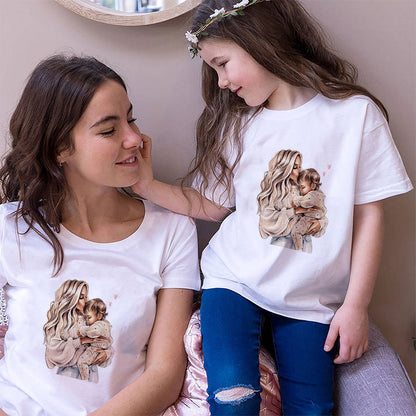 Mommy Daughter Matching Tee F