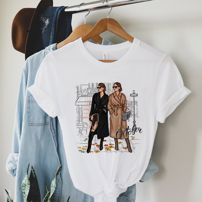 I Love Autumn White T-Shirt D
