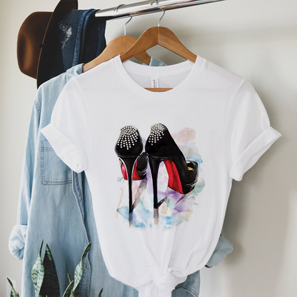 Fashion High Heel Ladies T-shirt Women Z