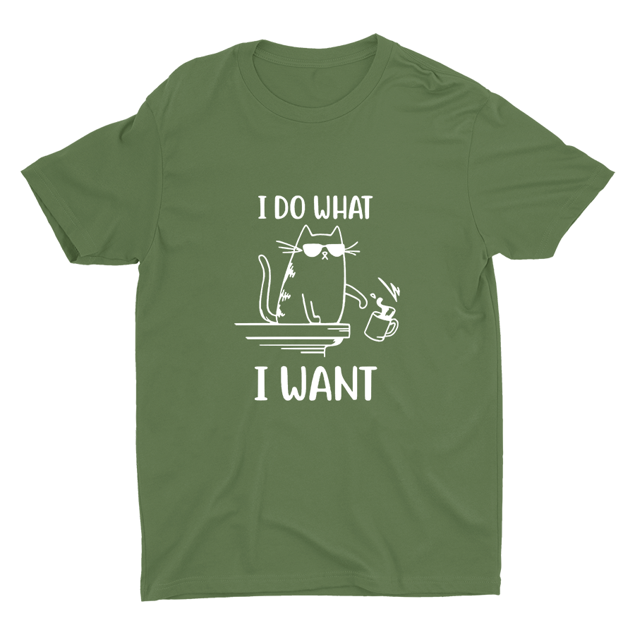 I Do What I Want Cotton Tee