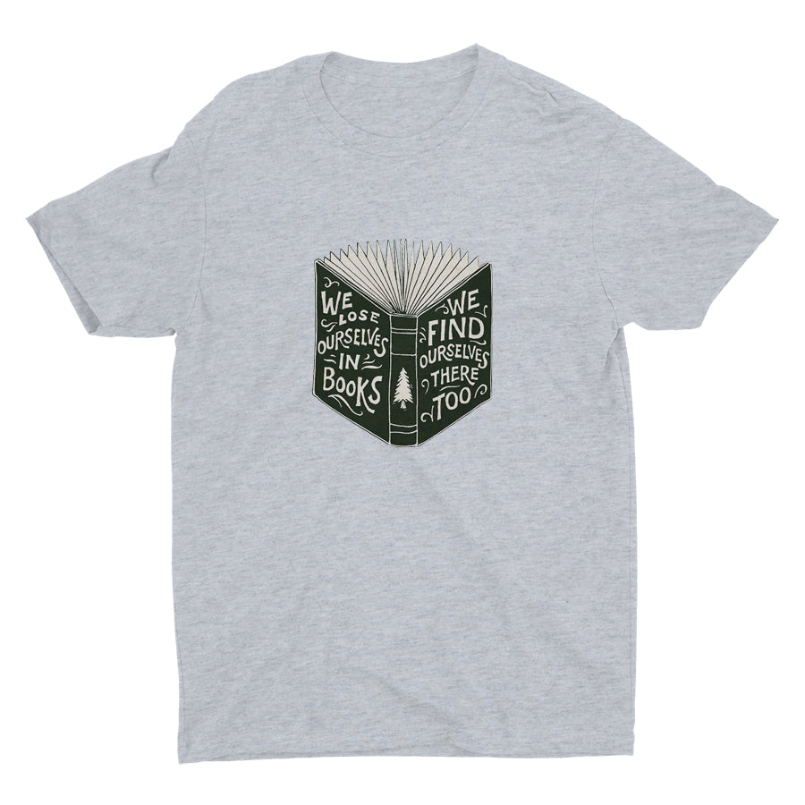 WE FIND OURSELVES IN BOOKS Cotton Tee