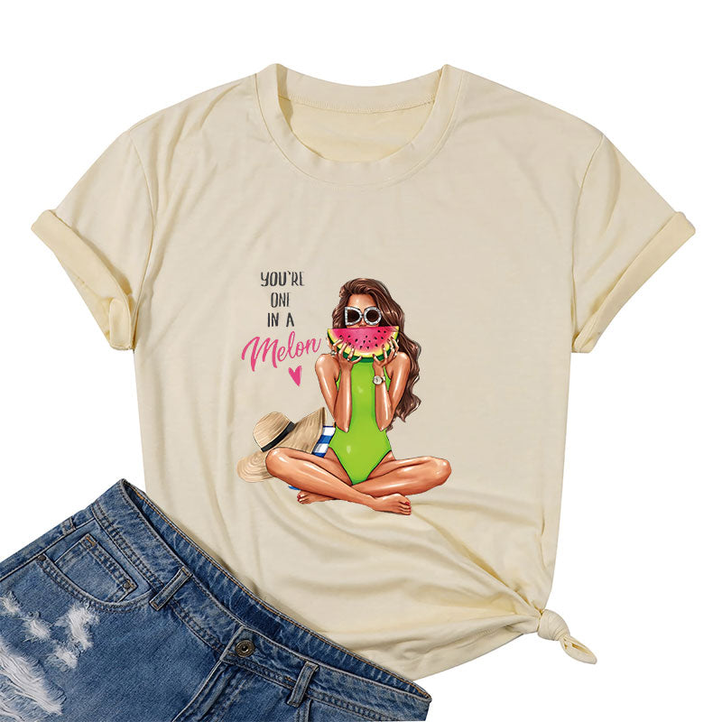 "You're One in Melon" Cotton Tee