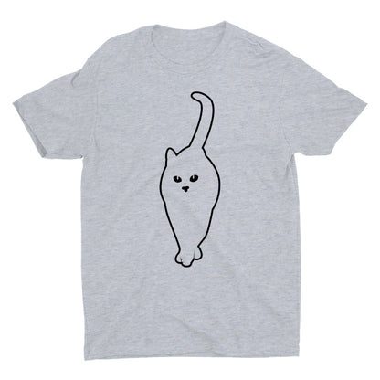 Cute Cat Graphic Cotton Tee