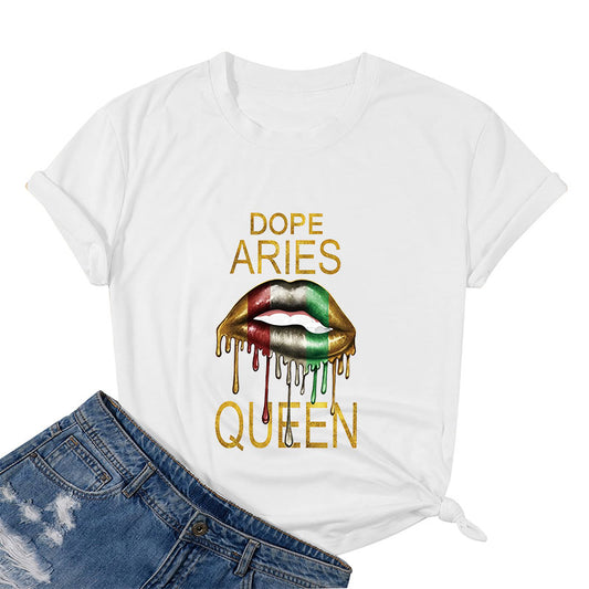 Dope Aries Queen Cotton Tee