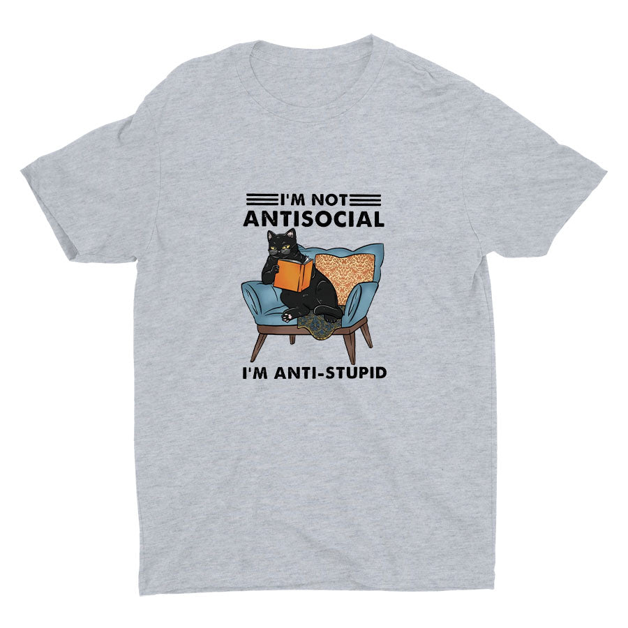 I′M NOT ANTISOCIAL Cotton Tee