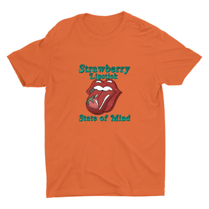 Strawberry Lipstick Cotton Tee