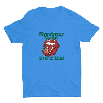 Strawberry Lipstick Cotton Tee