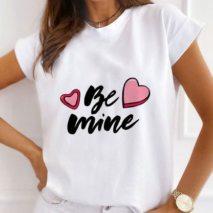 Style I:My Heart  Female White T-Shirt