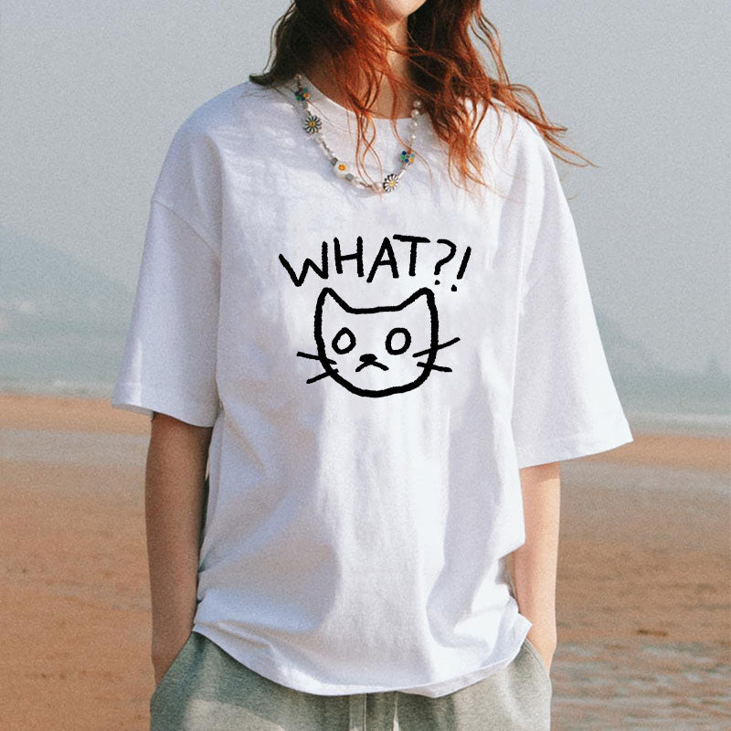 “What ?！”Cotton Tee