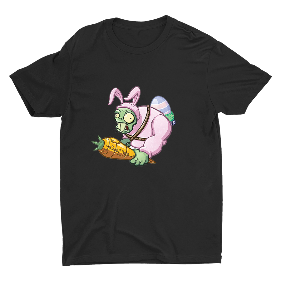 Easter Zombie Printed Cotton Tee