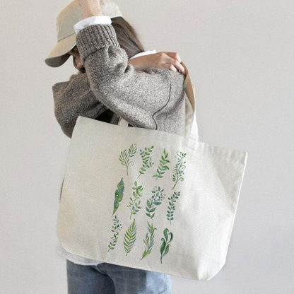 LEAVES COLLECTION CANVAS BAG