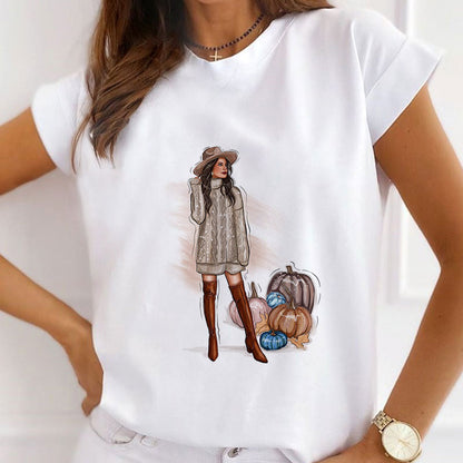 Happy Halloween White T-Shirt N