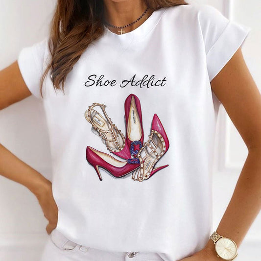 Love For Shoes White T-Shirt L
