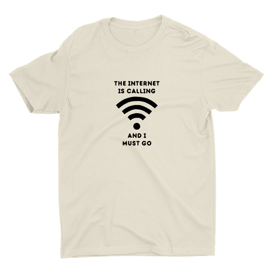 The Internet Is Calling Cotton Tee