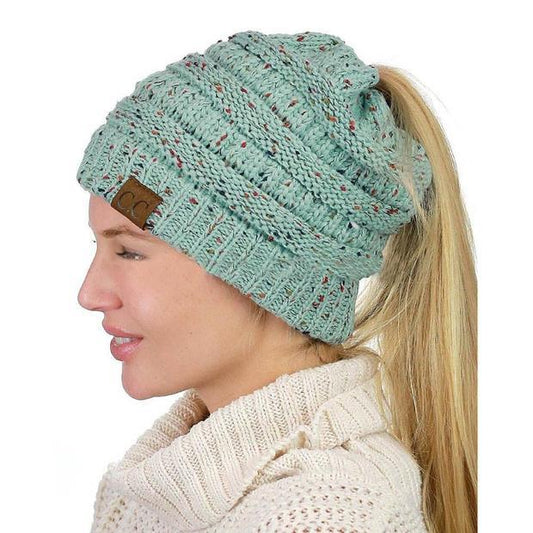 CC Point Yarn Messy Bun Beanie New Style-Buy 1 Get 2 Free