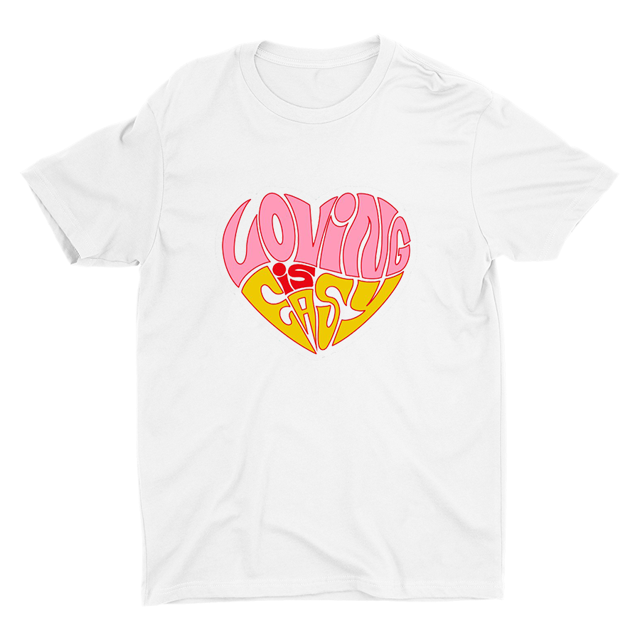 Loving is Easy Printed T-shirt