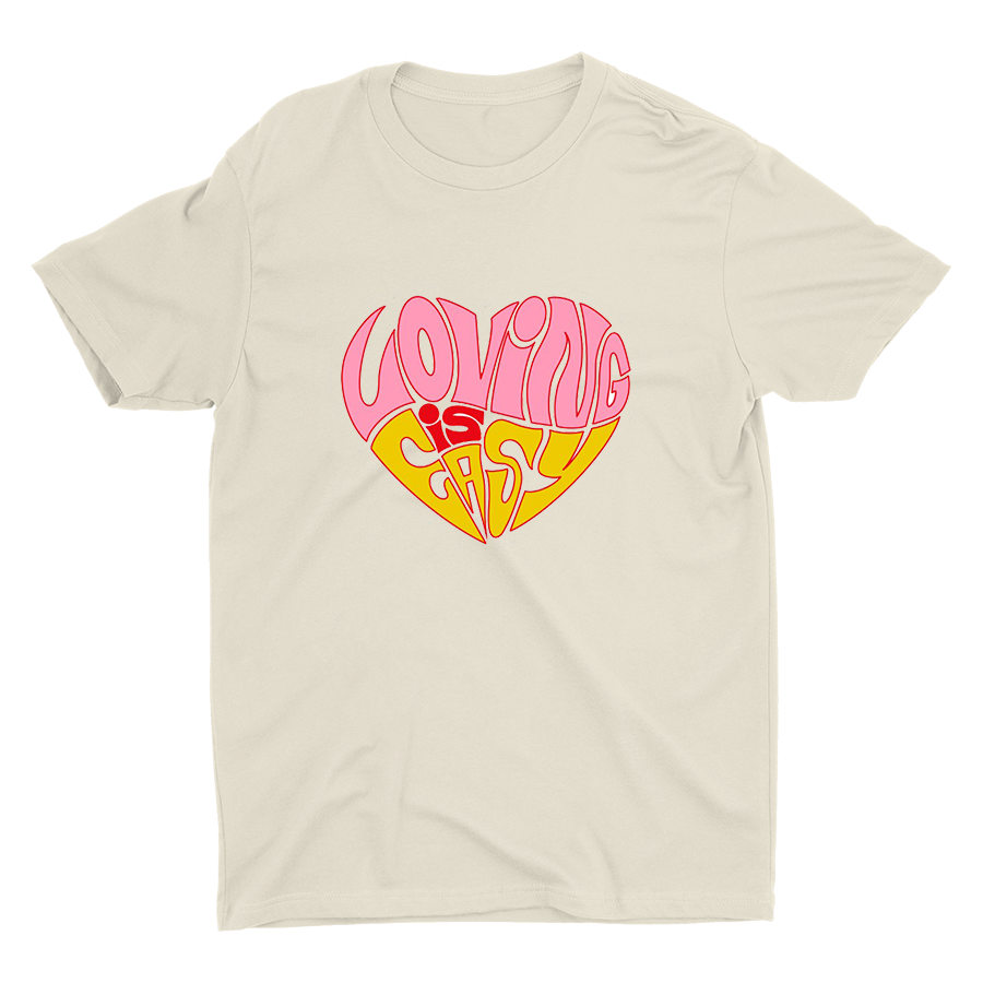 Loving is Easy Printed T-shirt