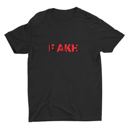 FAKE OR REAL  Cotton Tee