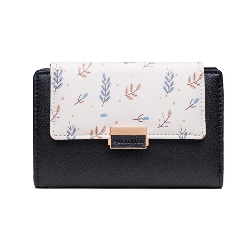 Mid-length Floral Wallet