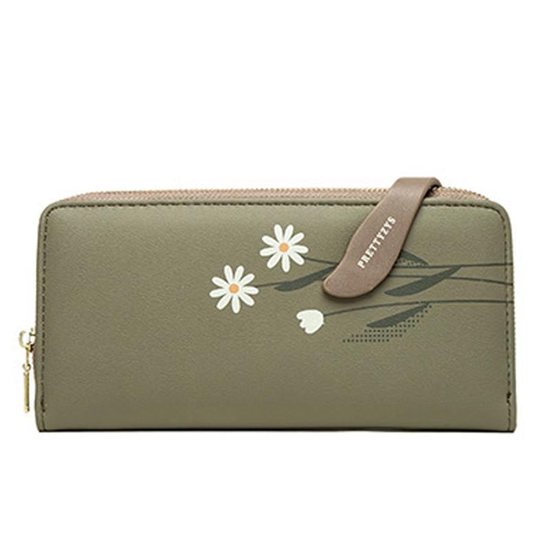 Extended Creative Leaf Buckle Wallet