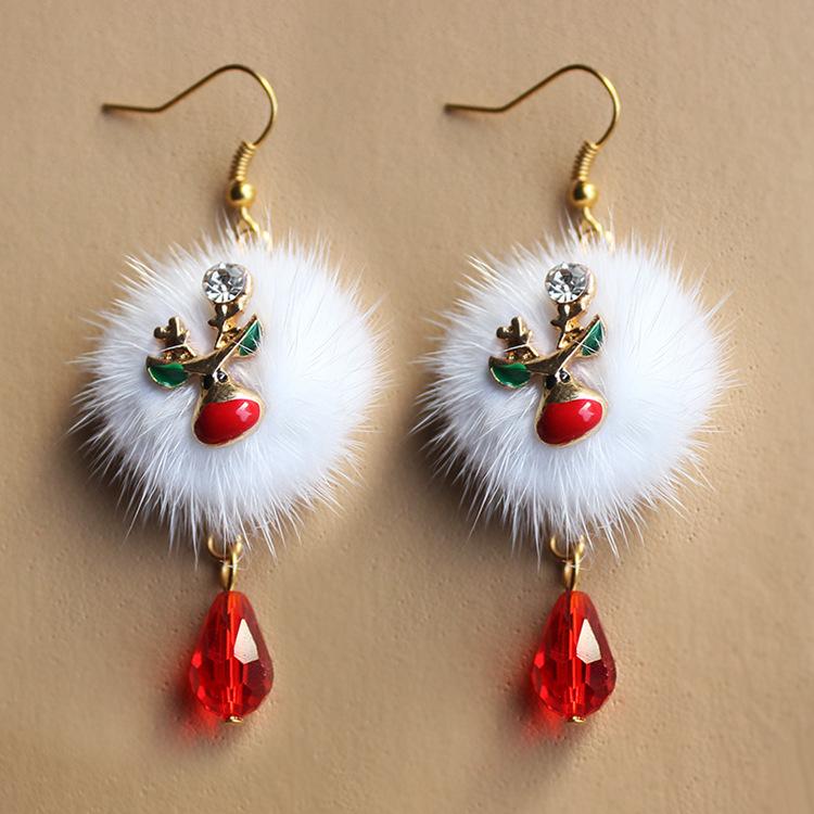 Santa Sika Deer Earrings