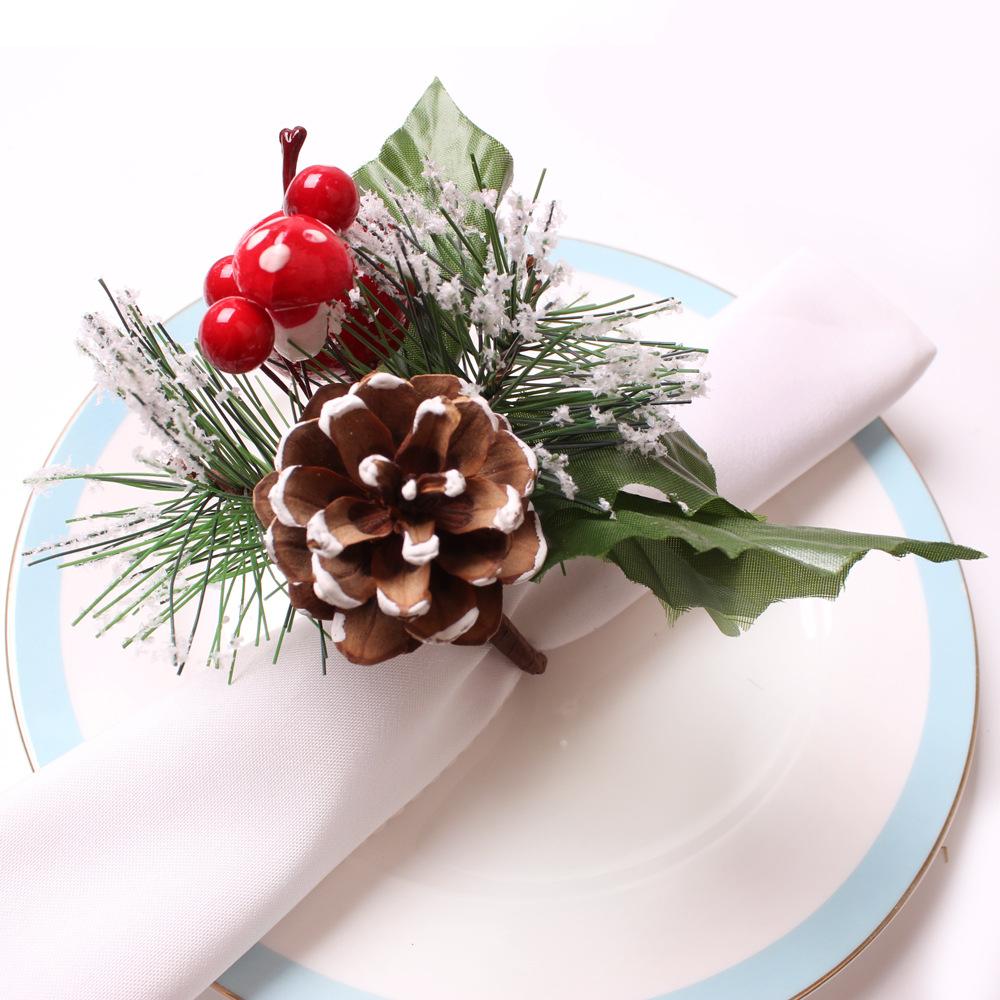 Christmas Napkin Ring 12Pcs