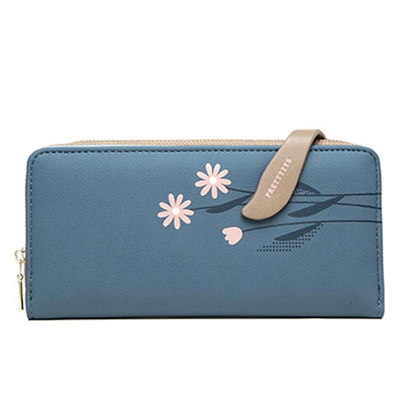 Extended Creative Leaf Buckle Wallet