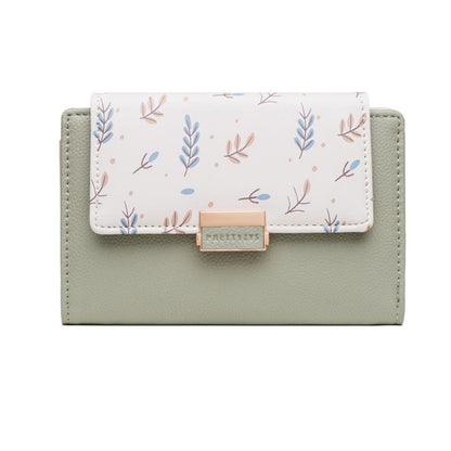Mid-length Floral Wallet