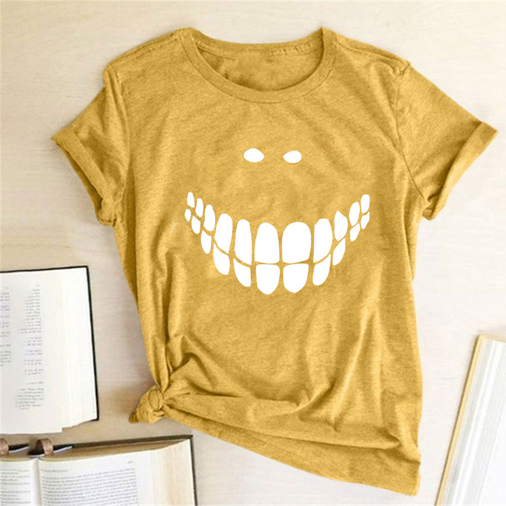 Halloween Printed T-shirt 2-Piece Set