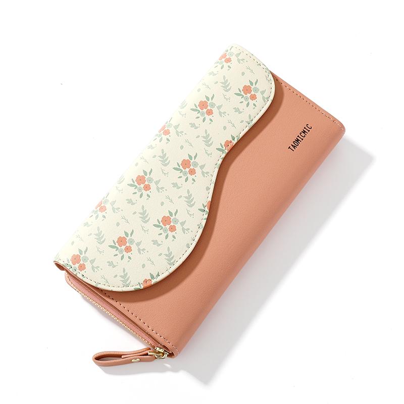 Floral Flip Wallet