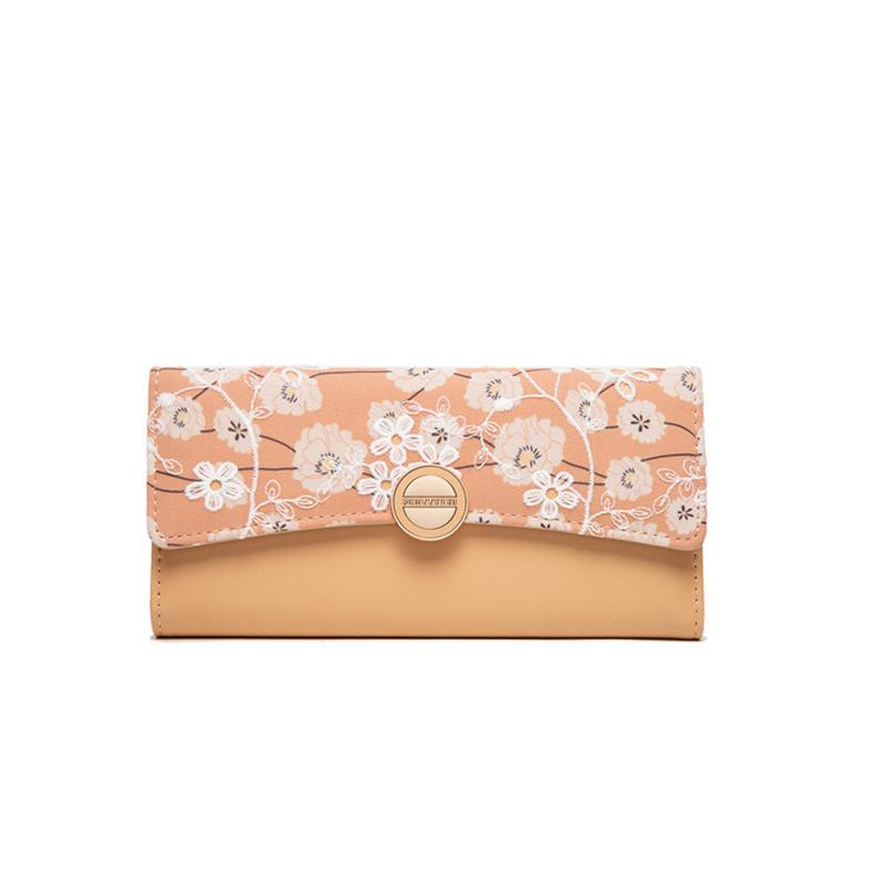 Extended Lace Flower Filp Cover Wallet