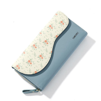 Floral Flip Wallet