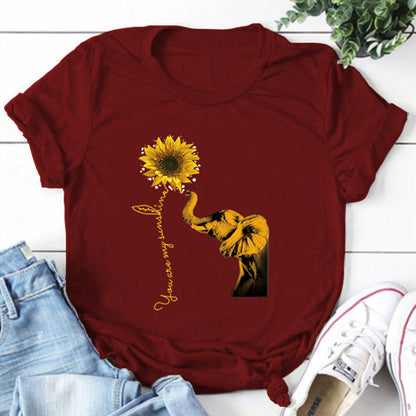 You Are My Sunshine Round Neck T-shirt