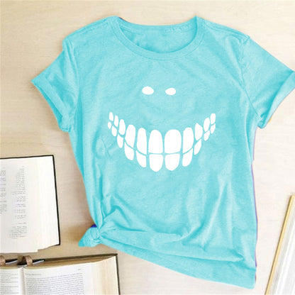 Halloween Printed T-shirt 2-Piece Set