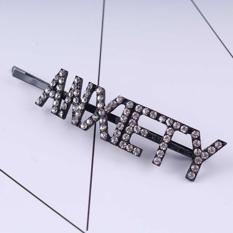 Letters Diamond Clip Hairpin