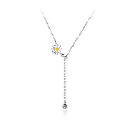 Sweet Little Daisy Sun Flower Clavicle Chain