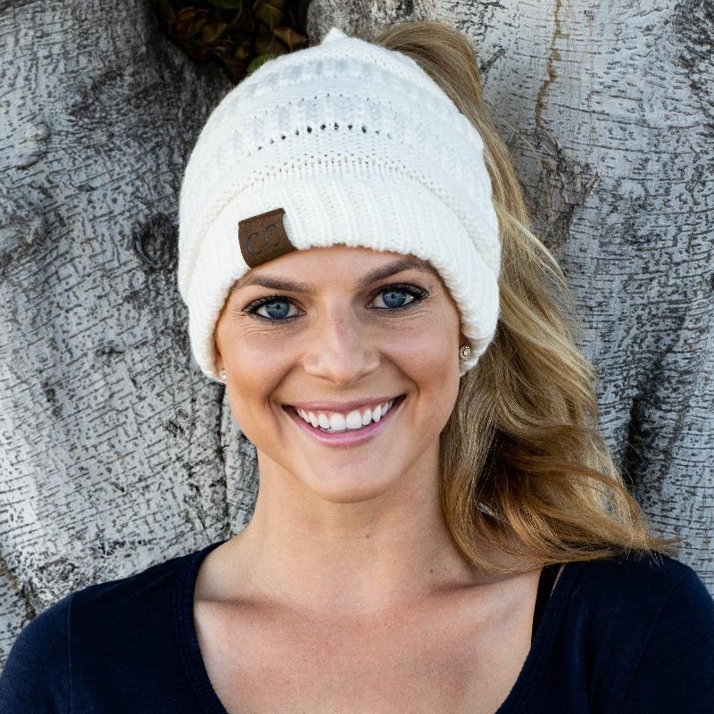 CC Ponytail Beanie - Buy 1 Get 2 Free