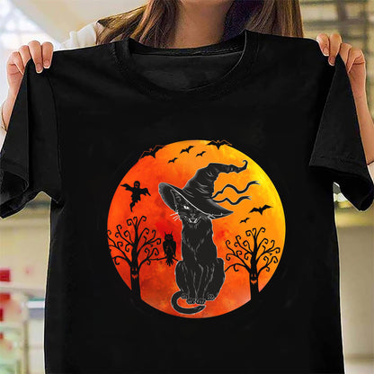 Happy Halloween Black T-Shirt Q