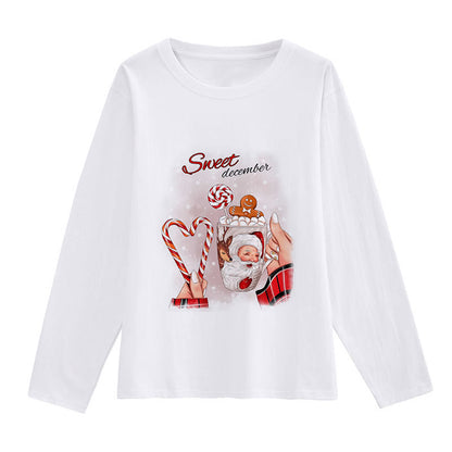 Hello December Women White T-Shirt W